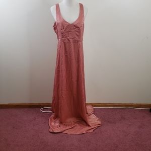SMYM Jenn Maxi Dress Rustic Mauve Sheen